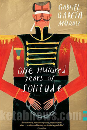 طرح روي جلد کتاب طراحي گرافيک هنر نقاشي پرتره جلد خوشگل جلد زيبا صد سال تنهایی مارکز