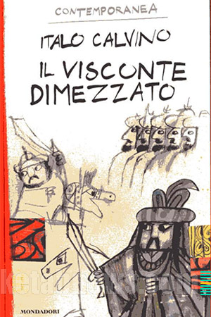 ویکنت دو نیم شده | 16 طرح جلد ایتالو کالوینو[Il Visconte dimezzato]. (The Cloven Viscount