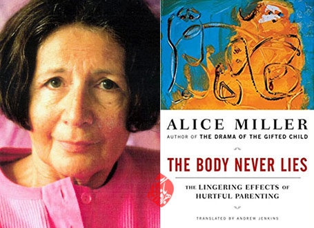  آلیس میلر[Alice Miller]  «بدن هرگز دروغ نمی‌گوید(اثرات پایدار تربیت خشن)» [The body never lies : the lingering effects of hurtful parenting] 
