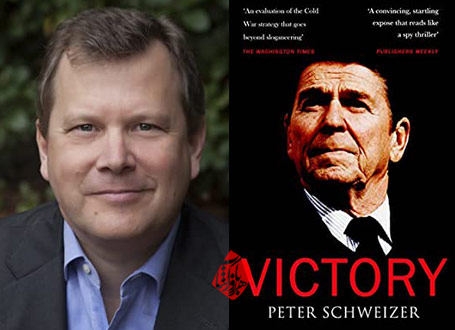 پیتر شوایتزر [Peter Schweizer] در کتاب «پیروزی» [Victory: The Reagan Administration's Secret Strategy That Hastened the Collapse of the Soviet Union]