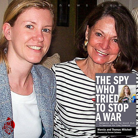 مارسیا میشل و کاترین گان (شخصیت واقعی)  the spy who tried to stop a war katharine gun and the secret plot to sanction the iraq invasion Marcia Mitchell