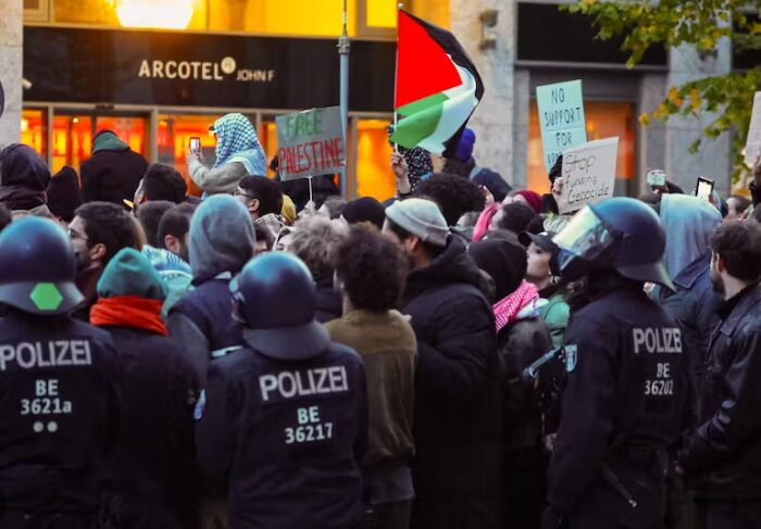 تظاهرات حمایت از مردم غزه فلسطین در آلمان