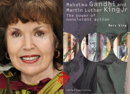 مهاتما گاندی و مارتین لوتر کینگ: قدرت مبارزه عاری از خشونت» [Mahatma Gandhi and Martin Luther king Jr.: The power of nonviolent action] اثر مری کینگ [Mary King] 