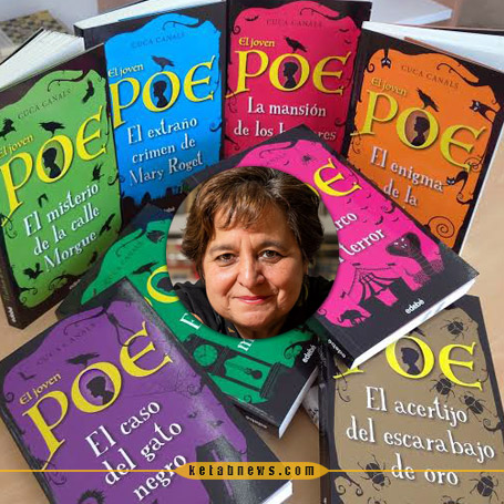 ادگار آلن پوی جوان» [El joven Poe] اثر کوکا کانالس [Cuca Canals]
